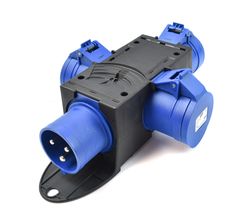 3 Way Splitter 240V 32Amp (HEL1040)