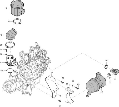 XAS48KD Air Inlet 1611716431-04