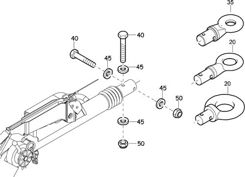 XAS90 Dd Towing Ita Eye With Brakes