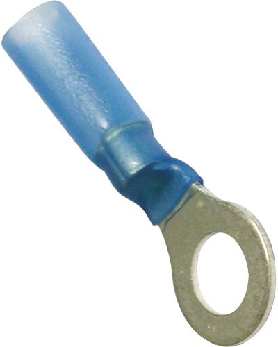 Heat Shrink Blue 4mm Ring Crimp Terminal
