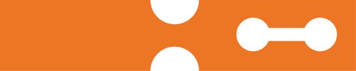 Orange Self-Tie Tags Plain