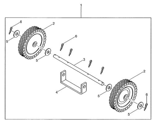 Wacker BS60-2I Wheel Kit