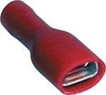 Red Female Insulated Spade Crimp Terminal 6.3mm