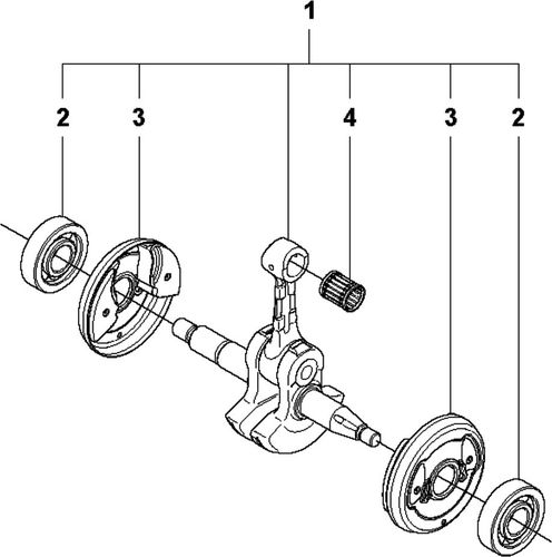 K760 Crankshaft (Up To 2012)