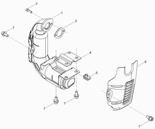 Wacker BS50-2Plus Muffler Parts