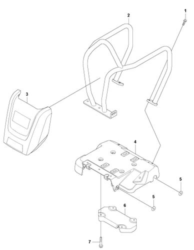 Husqvarna LF100 L Honda Engine Plate