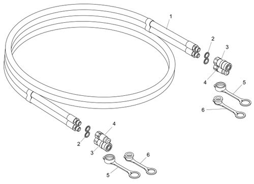 Belle Major 20 - 160X Hose Assembly