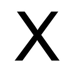 Letter  X Refill Characters Pack Of 20