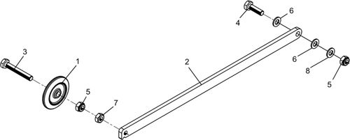 Wacker BFS1345AB Guide Wheel