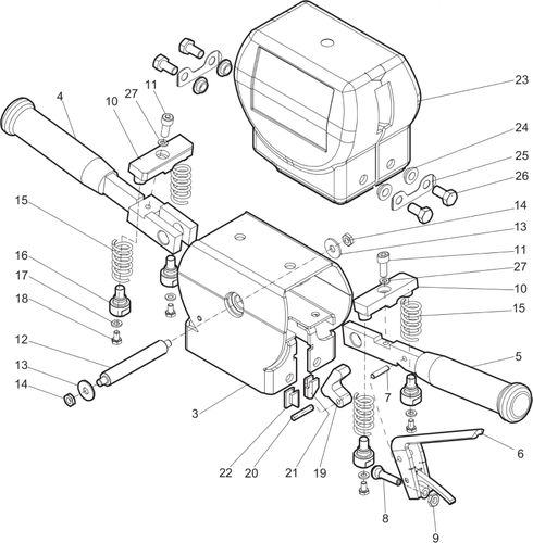 Atlas Copco LH220E Hbp E - Handle