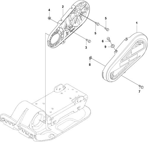 Husqvarna LF60 Belt Guard