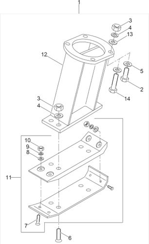 Wacker BS50-4As Ramming Shoe Kit 305mm