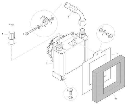 Hydraulic Cooler Support Plate