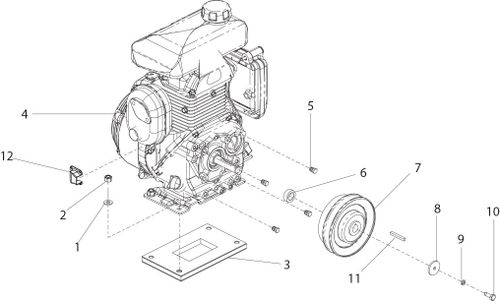 Belle PCLX 320S Engine