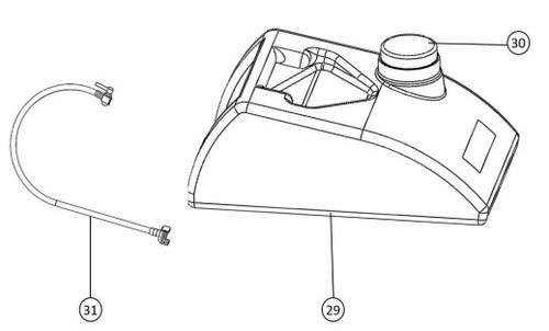 Norton Clipper CS352P Water Tank Parts