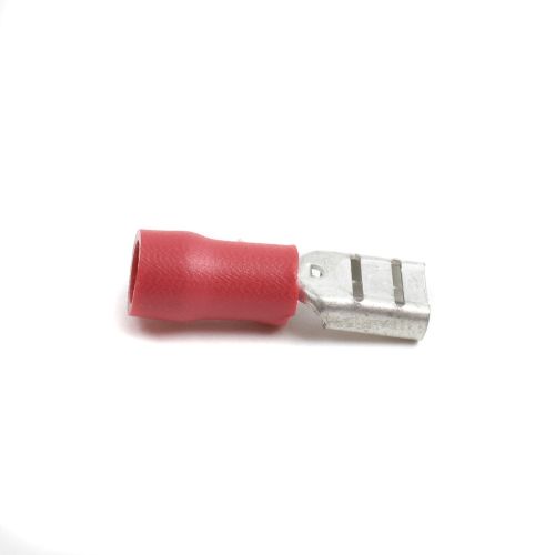 Red Female Spade Crimp Terminals 4.8mm | 100 Pack