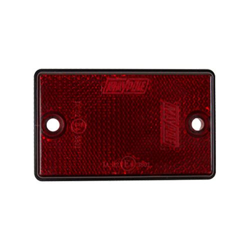 Rectangular Reflector - Red - Bolt On