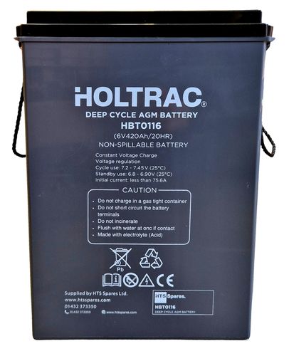 Trime Type Light Battery 6V 420Ah Agm - Pallet 12 Batteries