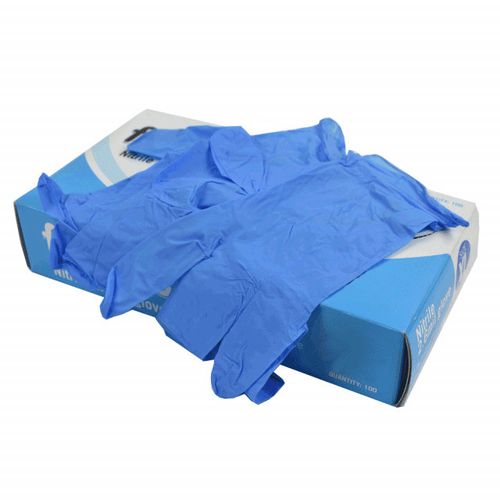 Blue Nitrile Gloves L 100Pk (10 Boxes)