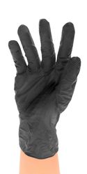 Black 'Ultra' Nitrile Gloves Medium 100Pk (HSP0188)
