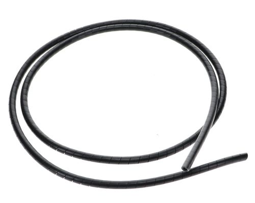 7mm Id Spiral Wrap Black