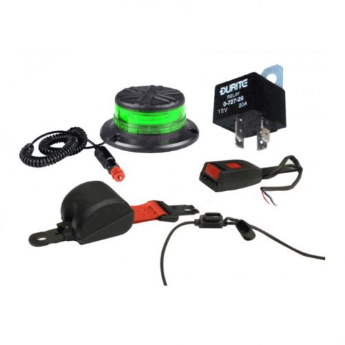 Green LED Beacon Belt Kit - Mag Base Micro Beacon