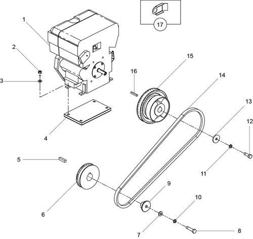 Pad - Anti Vibration Hatz 1B20