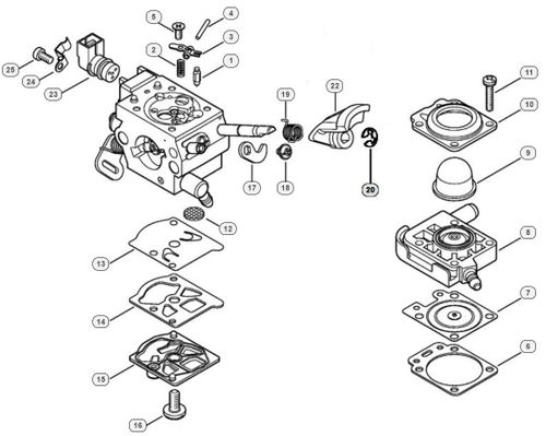 Stihl FS460C-EM Carburettor