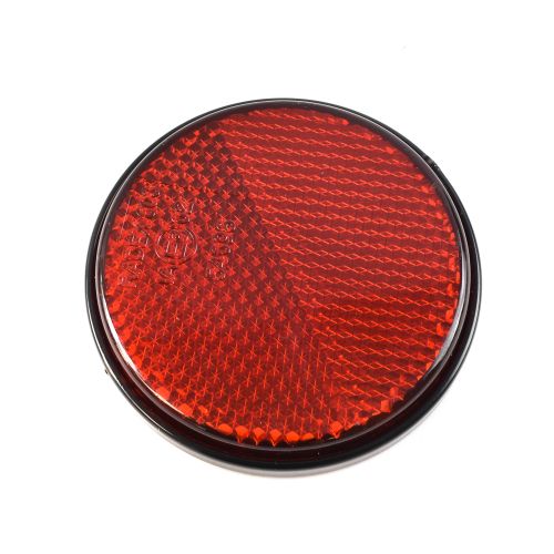 Round Reflector - Red - Self Adhesive