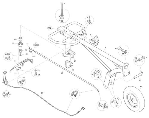 New Mecalac MBR71 Hd Hydro Steering Arm