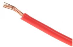 0.5mm2 Red Single Core Cable - Thin Wall (1.0mm2 Equivalant)