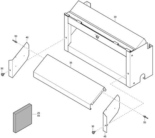 XAS90DD7 Baffle For Hardhat