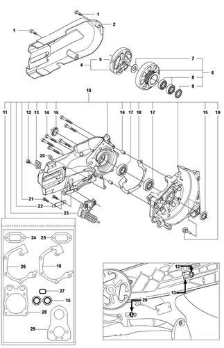 K760 Crankcase (Up To 2012)