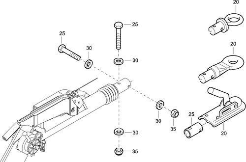 XAS90 Dd Towing Eyes Ac Coupling With Brakes