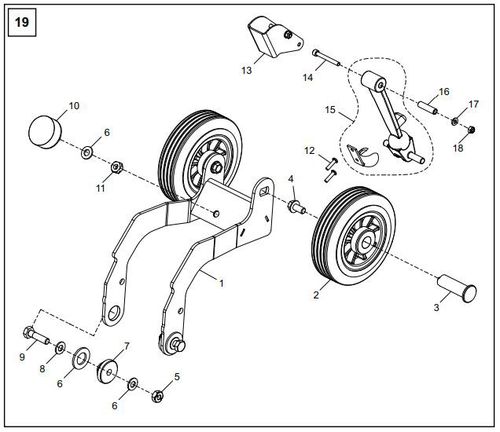 Belle PCX60A Wheel Kit (109001>)