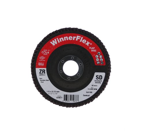 4 1/2" (115mm) Abrasive Flap Disc (60 Grit)