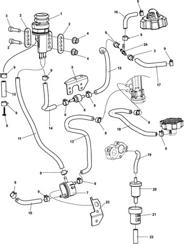 Atlas Copco LT6004 Fuel System