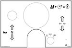 Terex new Mecalac Ta9 Dash Decal - Rta Lights OEM; T146309 (HMP0792)