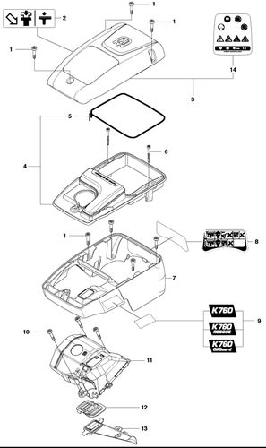 K760 Cylinder Cover 2013>