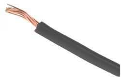 0.5mm2 Black Single Core Cable - Thin Wall (1.0mm2 Equivalant) 50 Metre