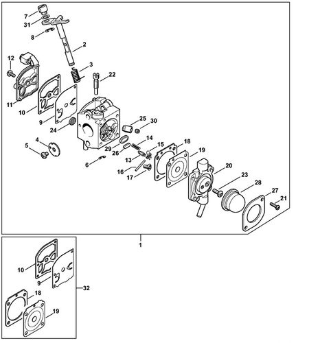 Stihl BG85 Carburetor C1Q-S50