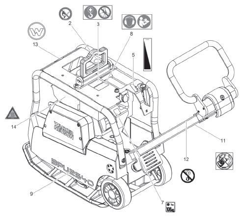 Wacker Neuson BPU2540A Decals