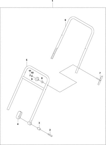 Husqvarna LF100 L, LF100 LAT Handle