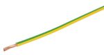 10.0mm Single Core Cable Green/Yellow - 50 Metre