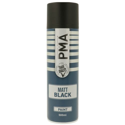 Black Matt Paint - 500ml Aerosol