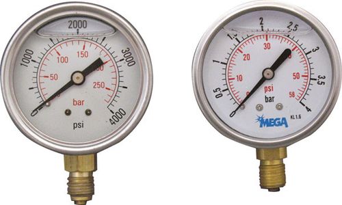 Pressure Gauges Bottom Entry