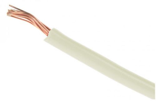 1.0mm White Single Core Cable 50 Metre