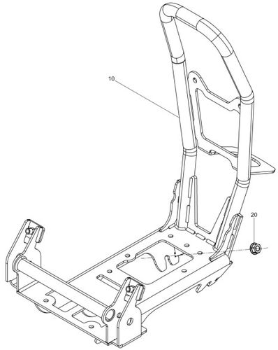 Wacker Neuson Bps1030B Engine Plate