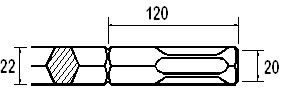 Hilti 905 TE1000 Type Shank