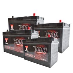 Heavy Duty Battery For JCB OEM: 729/10669 | Pack Of 4